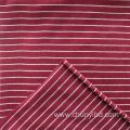 Breathable High Quality 95%Rayon 5%Spandex Stripes Pattern Single Jersey Knitted Shirt Fabric For Men Women Sportswear Fabric